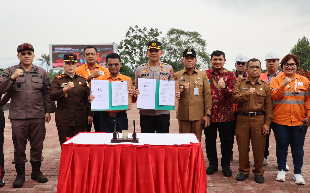 Agincourt Resources PTAR Dukung Pembangunan Barak Dalmas Polres