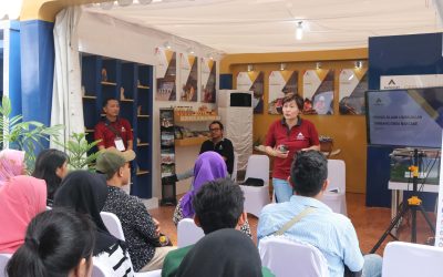 Martabe Shares Mining Knowledge for Students In North Sumatra Fair