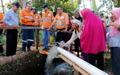 Improving Welfare of the Batangtoru Farmers, Martabe Gold Mine Built a Suspension Bridge and Irrigation