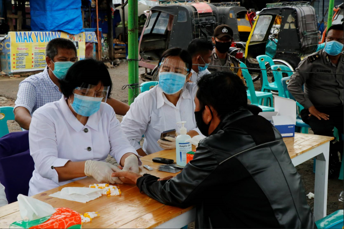 Martabe Gold Mine Supports South Tapanuli Regency Government to Hold Free Rapid Tests 