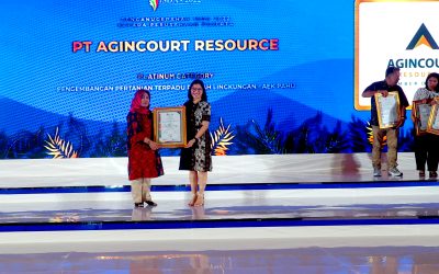 Platinum Award for Aek Pahu’s Green Agriculture Development.  on Indonesian Sustainable Development Goals Award (ISDA) 2022