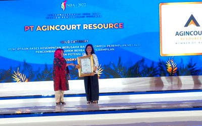 Gold Awards Creating Access to Business Opportunities for Women’s Groups through the Development of MSMEs Based on Skills and Village Potential on Indonesian Sustainable Development Goals Award (ISDA) 2022
