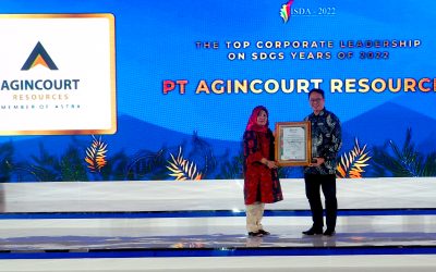 The Most Committed Corporate on SDGs for Economy Pillars on Indonesian Sustainable Development Goals Award (ISDA) 2022