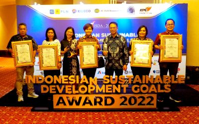 Penghargaan Perak E-Coaching Jam dalam Indonesian Sustainable Development Goals Award (ISDA) 2022