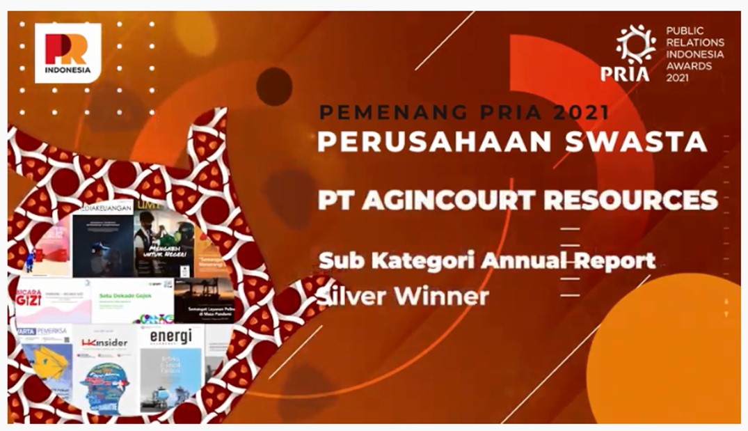 Silver Winner Public Relations Indonesia Awards (PRIA) 2021 Sub-Category "Annual Report