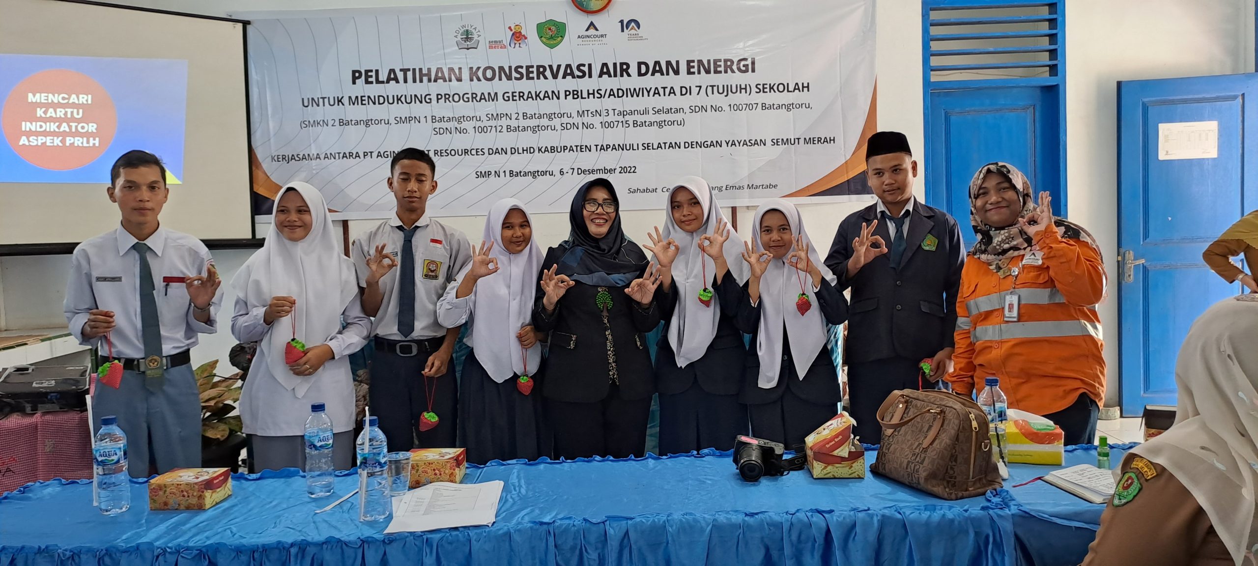 Agincourt Resources Beri Pelatihan Konservasi Air dan Energi untuk 7 Sekolah Adiwiyata Binaan