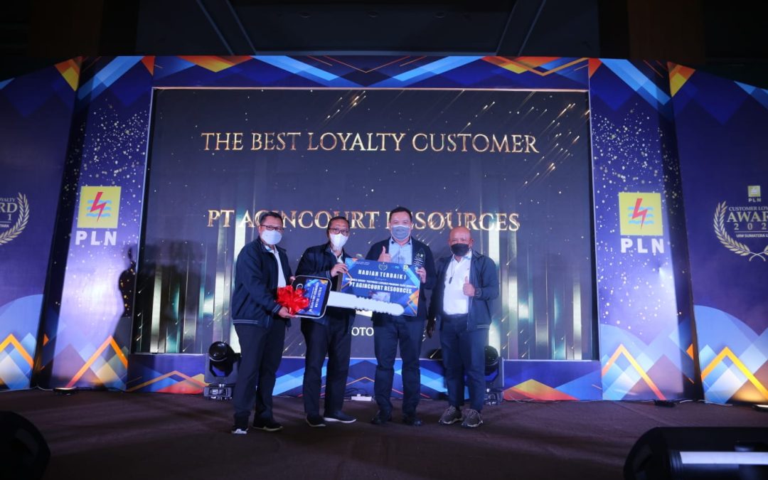 The Best Loyalti Customer 2021 from the North Sumatra Regional Main Unit (UIW) Electricity Company (PLN)