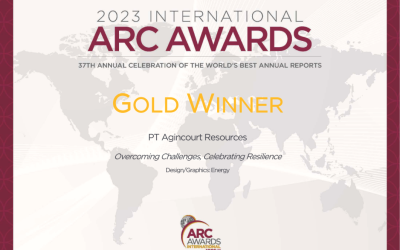 Gold Award The 2023 ARC Awards Category Design/Graphics