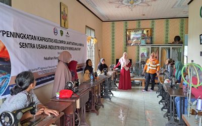Batuhula Village Sewing Group Participated in Basic Level Embroidery Training  