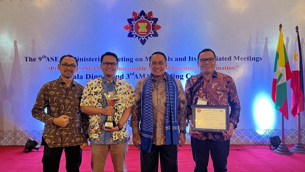 Juara ASEAN Mineral Awards ke-3 Kategori Mineral Processing - Metallic
