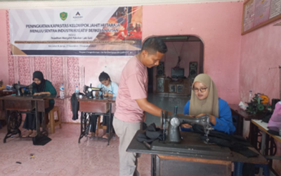 Hutaraja Sewing Group Advances Skills through Men’s Clothing Tailoring Training