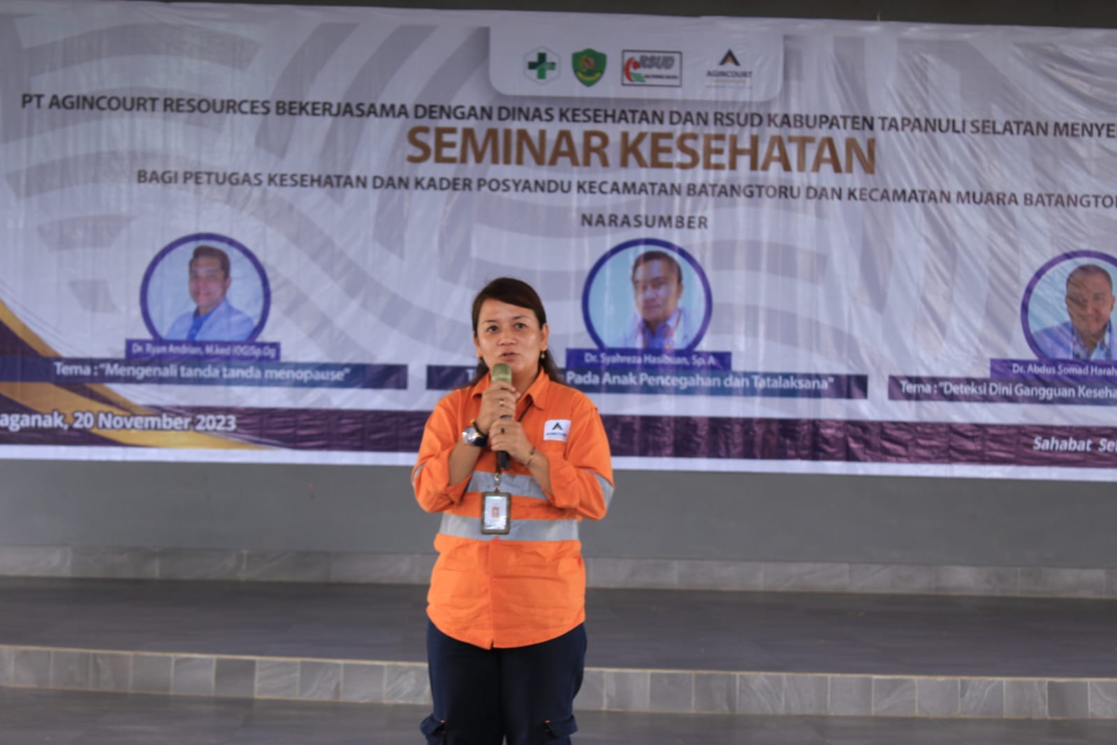Seminar for Health Cadres in Batangtoru and Muara Batangtoru to Enhance Competence