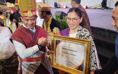 Agincourt Resources’ Contribution to the Community Received Award at North Sumatra Province Development Planning Forum