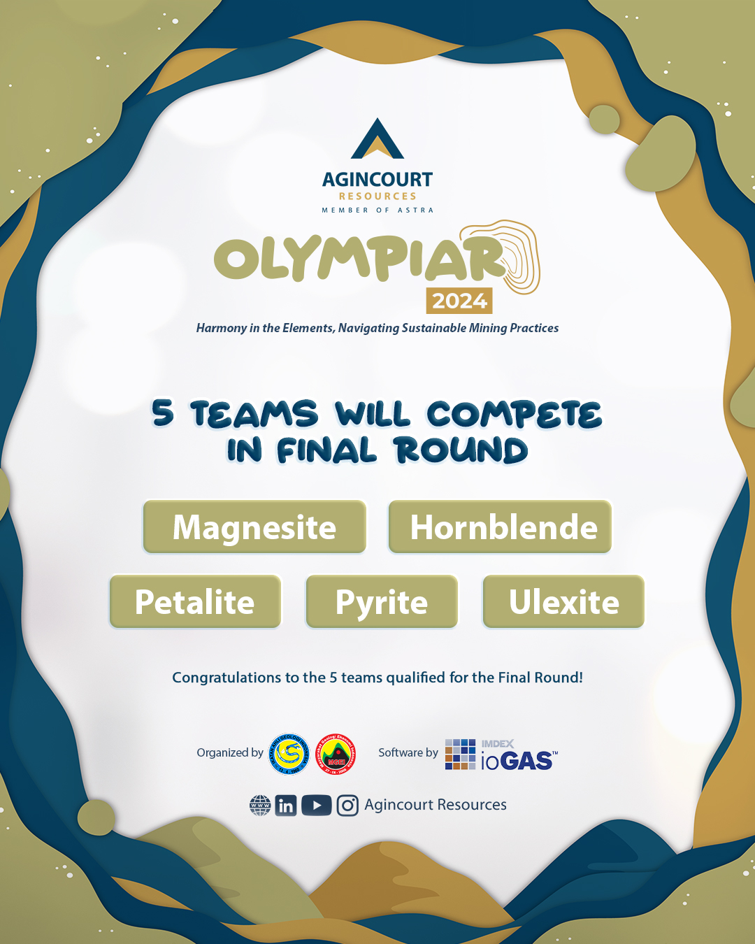 OlympiAR 2024 Finals, Five Top Teams Ready to Fight for Sustainable Mining Ideas Content