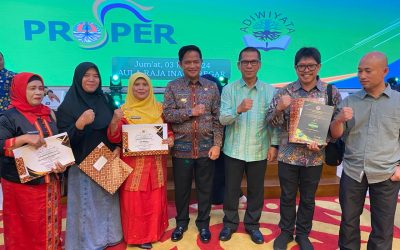 Penghargaan Sekolah Berbudaya Lingkungan Hidup Provinsi Sumatra Utara (Adiwiyata) Tahun 2023 di Gubernur Sumatra Utara