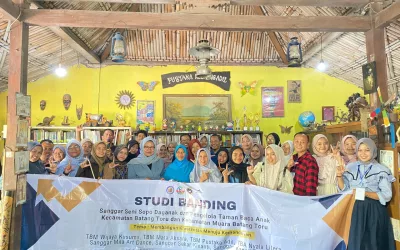 Tingkatkan Kreativitas dan Kemandirian Pengelola Taman Baca dan Sanggar Seni Melalui program Studi Banding 