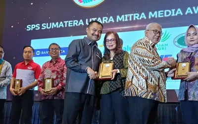 Agincourt Resources Raih Penghargaan Mitra Media Award dari Serikat Perusahaan Pers Sumatra Utara 