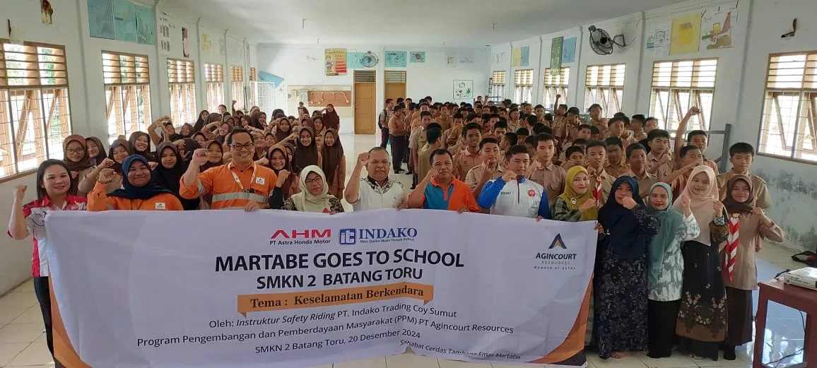 Mewujudkan Jalan yang Lebih Aman Melalui Edukasi Keselamatan Berkendara di SMK Negeri 2 Batang Toru 