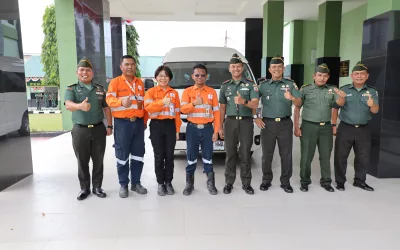 Agincourt Resources Serahkan Bantuan Kendaraan Hiace untuk Kodim 0212/Tapanuli Selatan