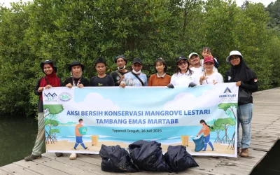 Aksi Bersih Konservasi Mangrove, Langkah Lestari Bersama Menjaga Bumi
