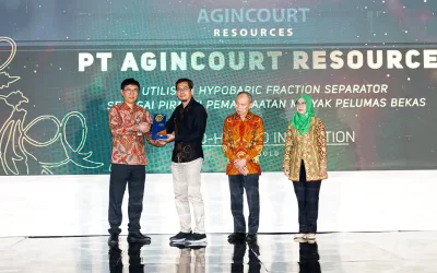 Inovasi Daur Ulang Mandiri Oli Bekas, Agincourt Resources Raih EPSA 2025