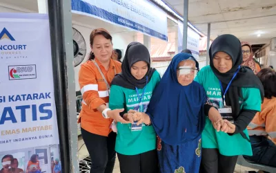 Terang Kembali Menyapa 657 Mata Lewat Operasi Katarak Gratis Tambang Emas Martabe