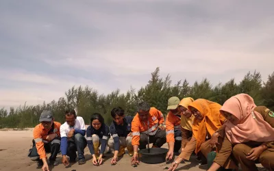 Menjaga Pesisir, Merawat Harapan: Serah Terima Fasilitas Konservasi Penyu dan Pelepasan Tukik di Muara Opu