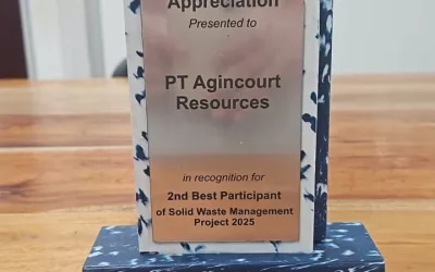 Agincourt Resources Recognised as 2nd Best Participant in Solid Waste Management Project 2025