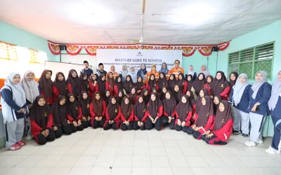 Martabe Goes to School Broadens Padangsidimpuan Students’ Understanding of the Mining Industry